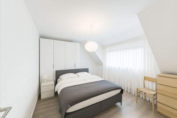 Schlafzimmer - Wohnbeispiel mit KI