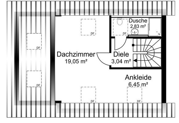 Grundriss DG Haus 1