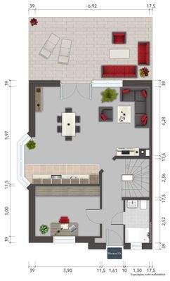 Grundriss Erdgeschoss (IST-Zustand)