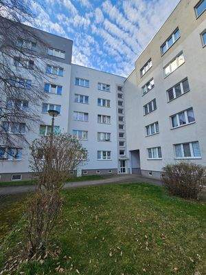 Wiese vor Hauseingang