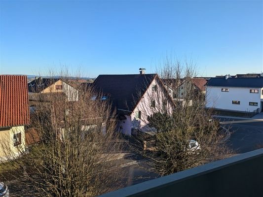 Ausblick vom Balkon