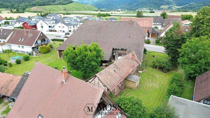 Luftbild Gartenseite