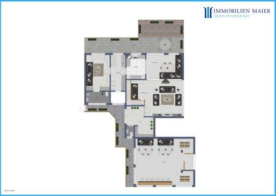 Erdgeschoss (nicht Maßstabsgetreu)