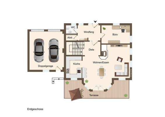 Grundriss Erdgeschoss