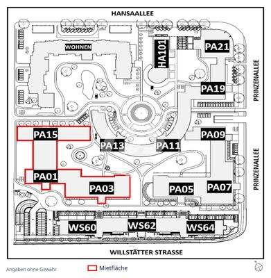 BA1 - PA1-15 Lageplan