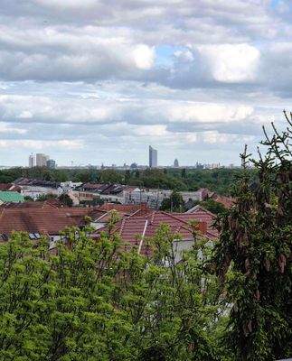 Panoramablick auf Leipzig