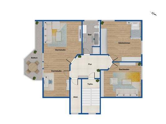 Grundriss Obergeschoss