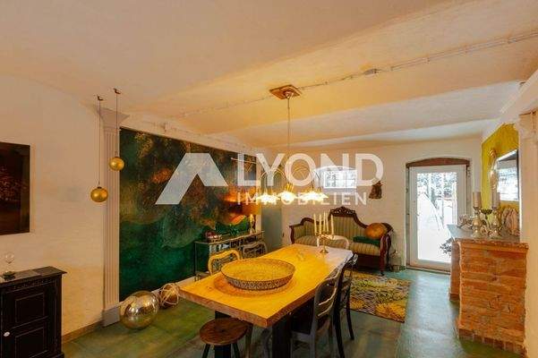 Erdgeschoss im Scheunenbereich