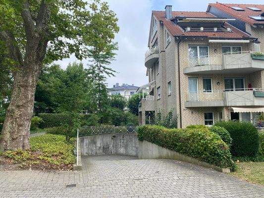 Seitenansicht / Zufahrt TG