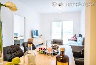 Wohn- und Essbereich - Musterwohnung