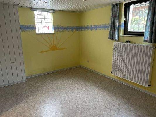 Hobbyraum im Untergeschoss 