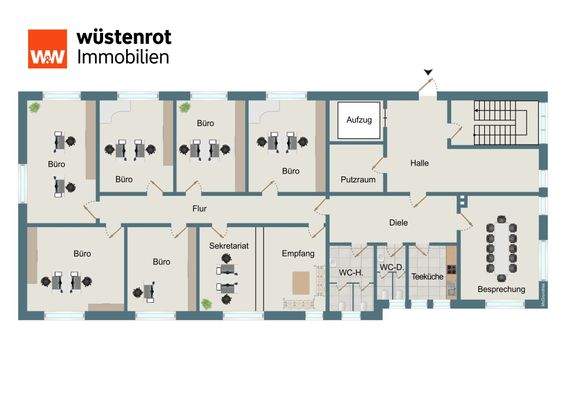 durchdachter Grundriss