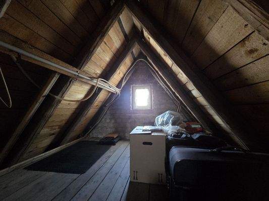 Dachgeschoss als Lagerfläche