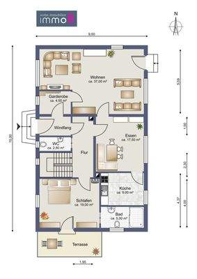 Grundriss Erdgeschoss