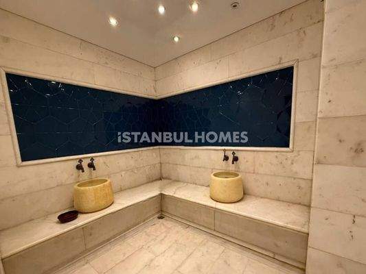 Duplex Apartment in a Complex Close to the Metro in Istanbul