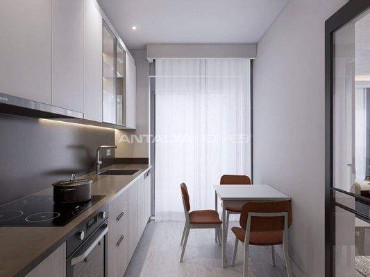 Mountain View Apartments with Communal Pool in Antalya Konyaalti