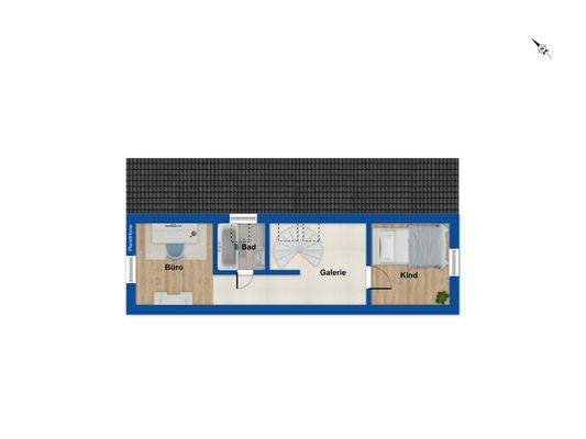 Grundriss Spitzboden