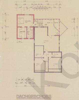Grundriss Dachgeschoss