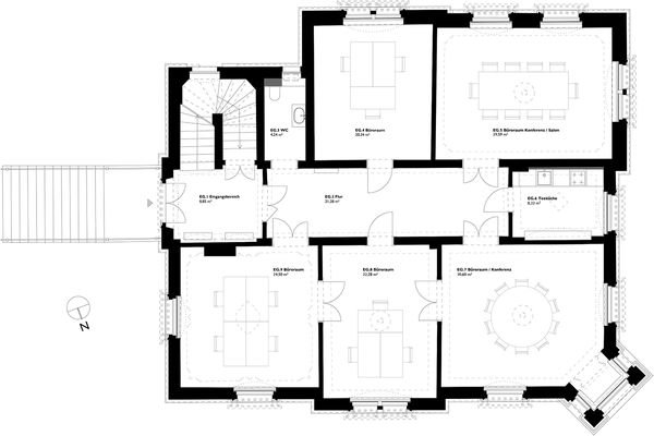 Grundriss Hochparterre