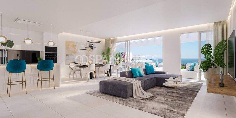 Sea View Apartments with Large Terraces in Mijas