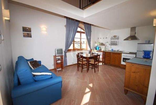 Küche mit Entspannungsecke