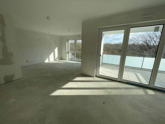 Unverbaubarer Blick ins Naturschutzgebiet