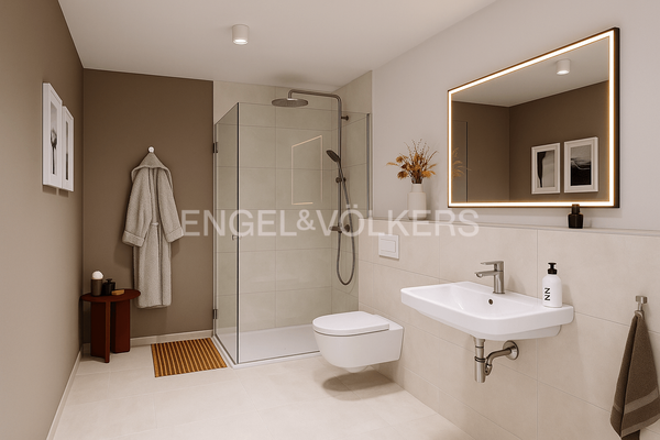 Badezimmer (Ki-generierte Visualisierung)