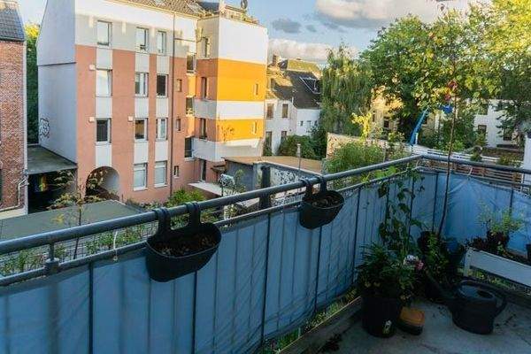 ebenfalls der Balkon