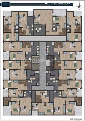 Apartments for Sale Near the Sea and Mall in Antalya Muratpasa