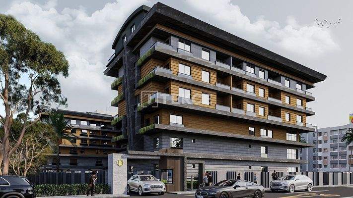 Apartments for Sale with Pool and Security in Antalya Konyaaltı