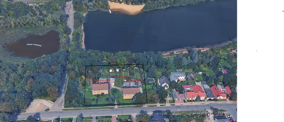 Lage direkt am Heidesee