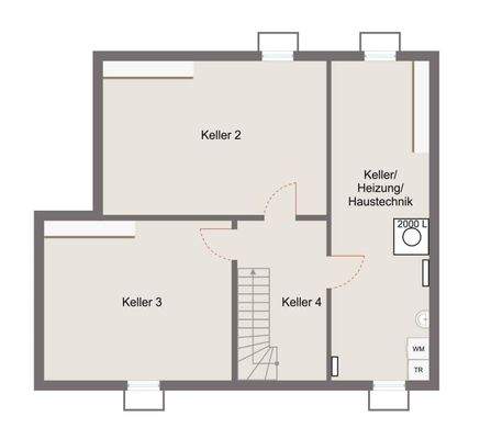 Grundriss Keller