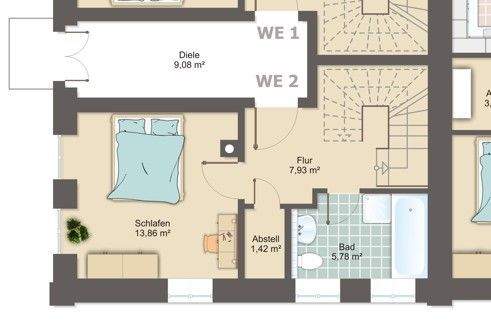 Erdgeschoß Maisonette Markt 4