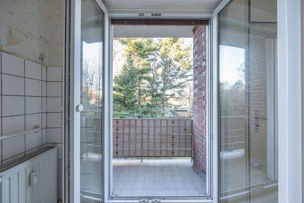 Balkon an der Küche