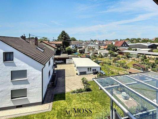 Blick aus dem Schlafzimmer