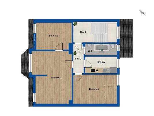 Grundriss Dachgeschoss