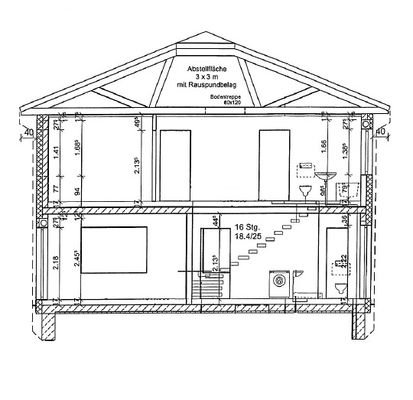 Querschnitt Haus