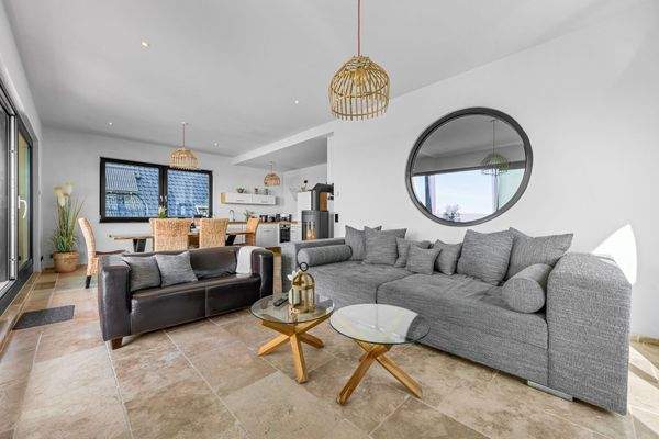 Wohnzimmer der Etagenwohnung