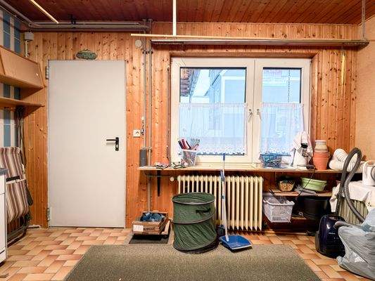 Werkstatt mit Wasseranschluss