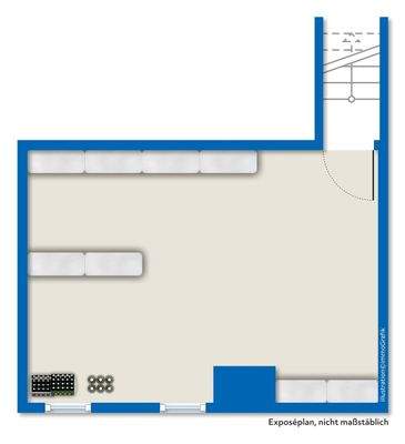 Grundriss / Skizze Gewölbekeller