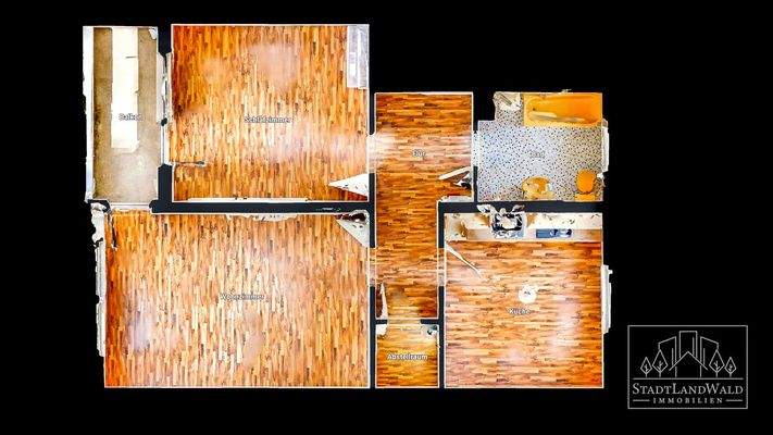 Schematischer Grundriss