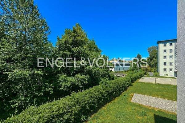 Aussicht vom großen Balkon