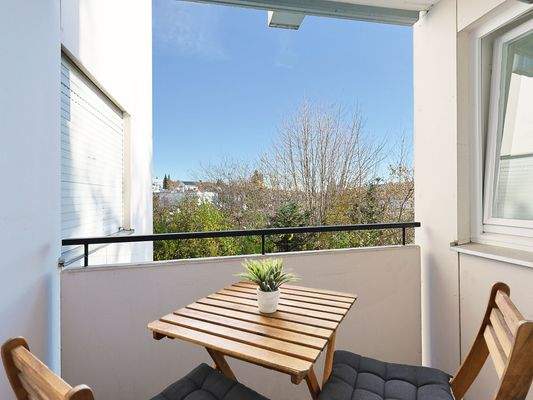 Gemütlicher Küchenbalkon