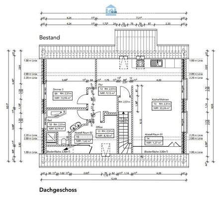 Grundriss Dachgeschoß