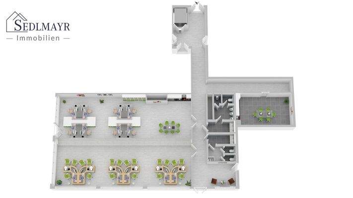 Grundriss ohne Zwischenwand