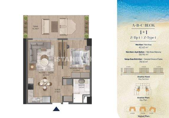 Elegant Flats within a Sea View Project in Buyukcekmece