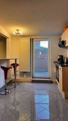 Küche in der Ferienwohnung