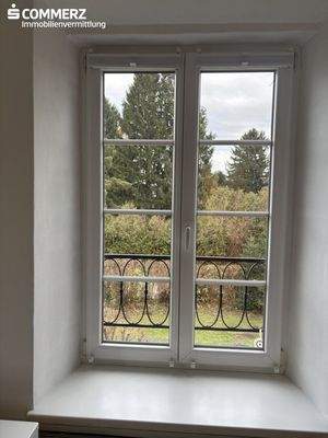 Blick aus dem Fenster