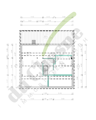 Grundriss Haupthaus DG
