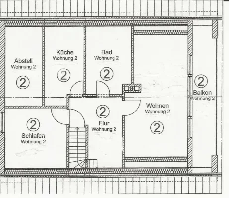 Grundriss DG Wohnung